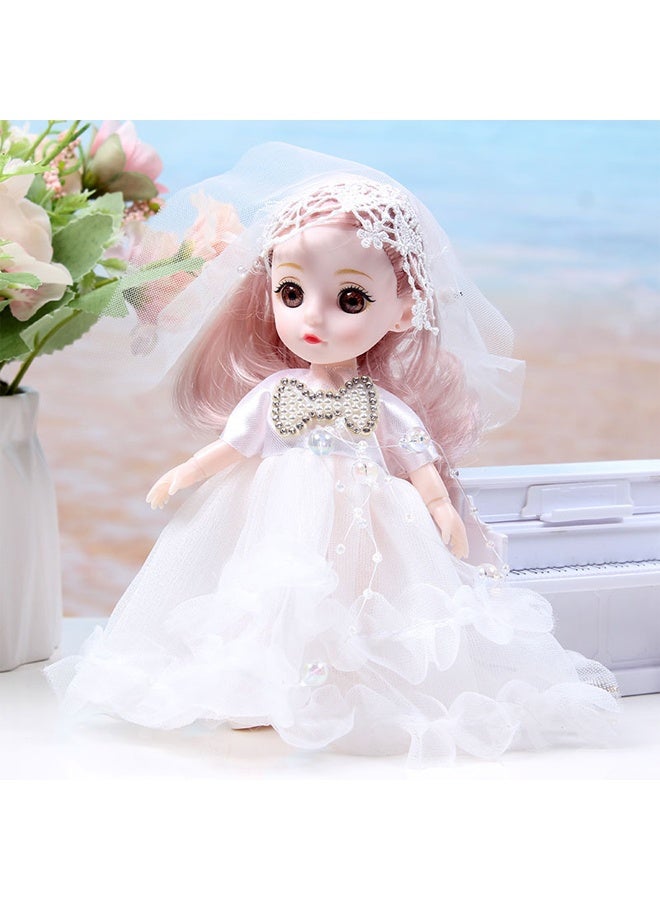 Baby Doll Toys Movable Joints Beautiful Dressing Girl Dolls with Clothes Shoes 6.7inches